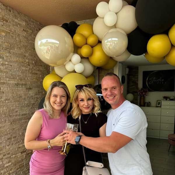 Zlata in srebrna balonska dekoracija za rojstni dan